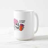 Adulte est difficile drôle Mug de café (Devant droit)