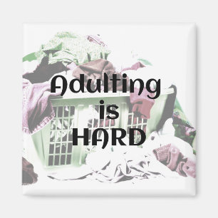 Adulte est DUR avec aimant panier de lessive