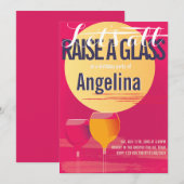 Adulte minimaliste invitation d'anniversaire sans  (Devant / Derrière)