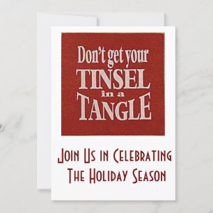 ADULTE NOËL INVITATION PARTI= HUMOUR ET AMUSEMENT