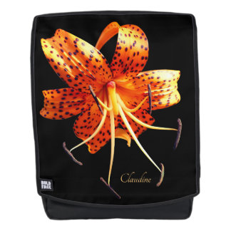 Adulte rocailleux de sac à dos de lis tigré +