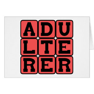 Adultère, lettre d'écarlate