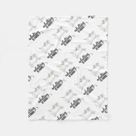 Adulteren is moeilijk grappig fleece deken (Voorkant)