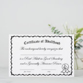 Adulthood Briefpapier (Staand voorkant)