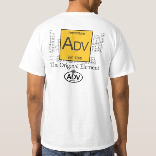 Adv - het originele element t-shirt (Achterkant)