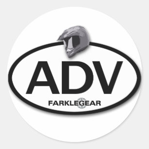 ADV-Sticker! Ronde Sticker