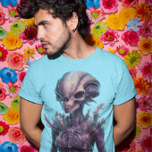 Advanced Floral Alien T-shirt
