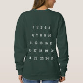 Advent Addict Noël Sweatshirt  (Dos)