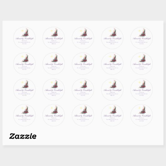 Advent by Candlelight Women Ministry P Christmas Ronde Sticker (Vel)