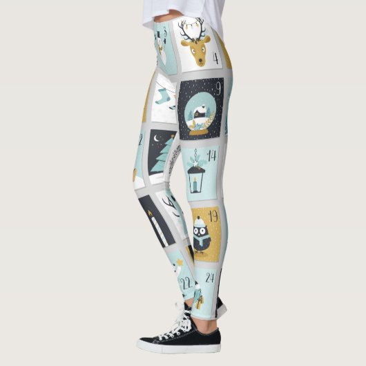 Advent Calendar Kerstmis Leggings (Links)