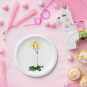 Advent Candle Papieren Bordje (Feest)