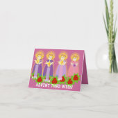 ADVENT derde week Joy-Customize Feestdagen Kaart (Voorkant)