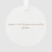 Advent Jesse Tree Lion en Lamb Ornament (achterkant)