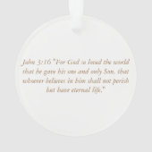 Advent Jesse Tree Manger Ornament (achterkant)