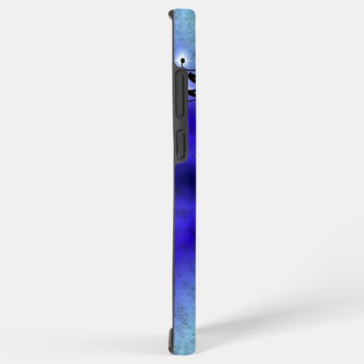 Advent, kerstartik op blauwe groene regenboog samsung galaxy hoesje (Rechterkant)