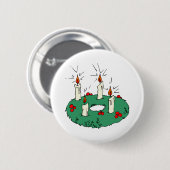 Advent Wreath Ronde Button 5,7 Cm (Voorkant /achterkant)