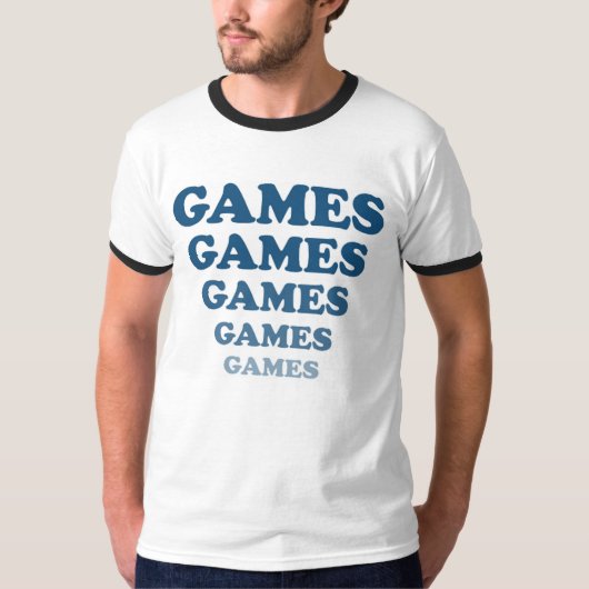 Adventuers "Games Games Games Games" Shirt (Voorkant)