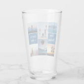 Adventure 6 Fotocollage Gepersonaliseerd Fotoglas Glas (Achterkant)