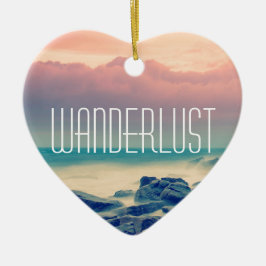 Adventure-afdrukken Keramisch Ornament