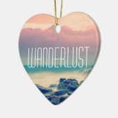 Adventure-afdrukken Keramisch Ornament (Links)