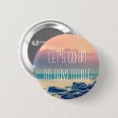Adventure-afdrukken Ronde Button 5,7 Cm (Voorkant /achterkant)