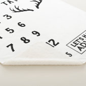 Adventure Alter Milestone Sherpa Blanket | Maandel Deken (3/4)