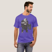 adventure American Bulldog gladiator dog T-Shirt (Voorkant volledig)