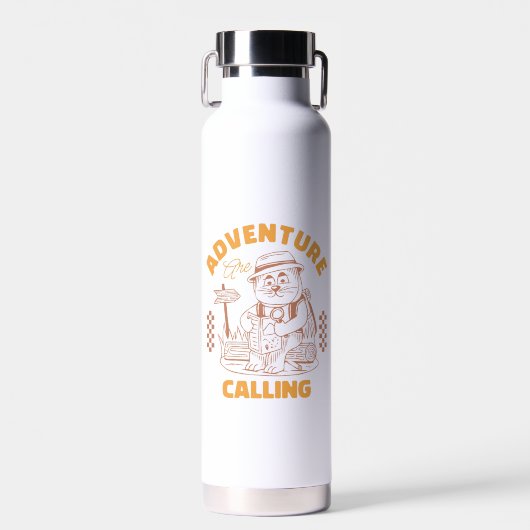 Adventure Are Calling – Cat Waterfles (Voorkant)