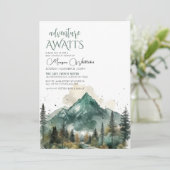 Adventure Attend Baby shower Invitation (Debout devant)