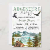 Adventure Attend Baby shower Invitation (Devant)