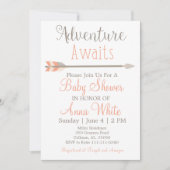 Adventure Attend Baby shower Invitation (Devant)
