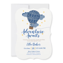 Adventure Attend Baby shower Invitation