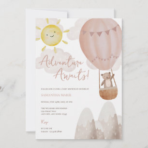 Adventure Attend Baby shower Invitation