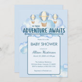 Adventure Attend Baby shower Invitation (Devant / Derrière)