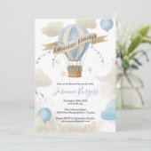 Adventure Attend Baby shower Invitation pour GARÇO (Debout devant)