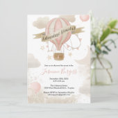 Adventure Attend Baby shower Invitation pour la FI (Debout devant)