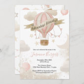 Adventure Attend Baby shower Invitation pour la FI (Devant / Derrière)