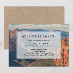 Adventure Attend Mountain View Party Invitation