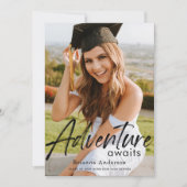 Adventure Attend Photo Graduation Invitation (Devant)