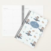 Adventure Aviation Schattige Beer Blue Plane Monog Planner (Display)
