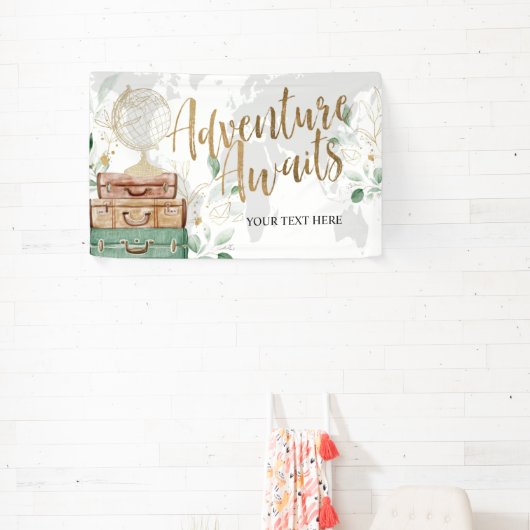 Adventure Await, bannière Fête des mariées (Insitu)