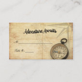 Adventure Await Carte Mariage Place (Devant)