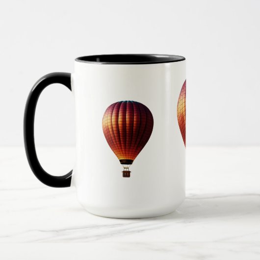Adventure Await - Hot Air Balloon Combo Mug (Gauche)
