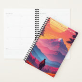 Adventure Await : Pittoresque Mountain Carnet" (Devant avec enveloppe)