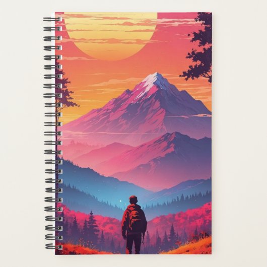 Adventure Await : Pittoresque Mountain Carnet" (Devant)