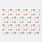 Adventure Await Travel Wrapping Feuilles papier (Devant)