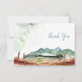 Adventure Await You Thank You Cartes (Dos)