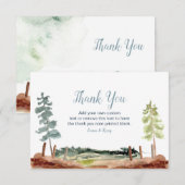 Adventure Await You Thank You Cartes (Devant / Derrière)