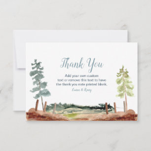 Adventure Await You Thank You Cartes