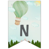 Adventure Awaits Baby shower|Aangepaste naam en da Vlaggetjes (Tweede vlag)